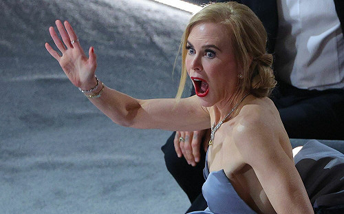 威爾史密斯「護妻」揍人！妮可基嫚「驚嚇反應」全被拍