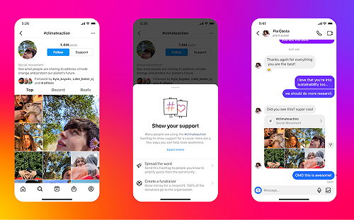 Instagram又有新功能！用戶透過＃Hashtag支持社會議題
