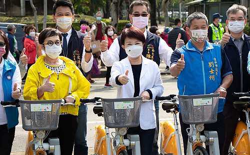 台中YouBike2.0突破1,000站 盧秀燕：提前達標！