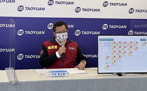 桃市女偵查佐陪病採檢確診列明日個案 鄭文燦:已安排同辦公室650人採檢