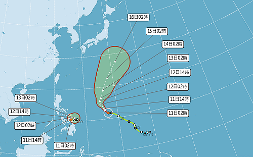 太平洋雙颱對台無直接威脅 白天高溫直飆30°C