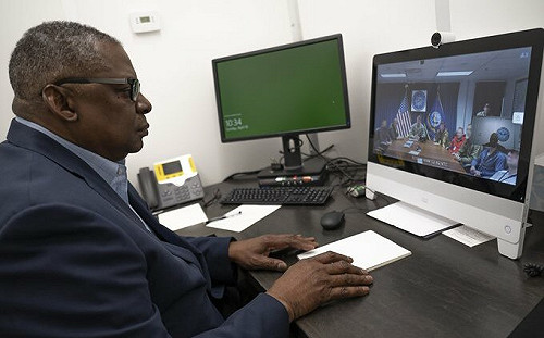 與在美受訓烏軍視訊會談 美國防長承諾：將繼續提供軍援