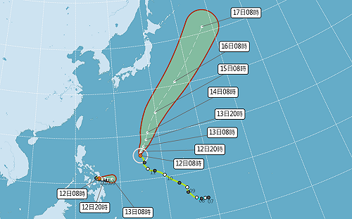 馬勒卡增強轉中颱！最新大迴轉路徑出爐：逐漸併吞梅姬