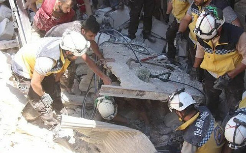 曾為「造假」影片致歉  敘利亞「白頭盔」指導烏克蘭拍攝戰爭救援影片