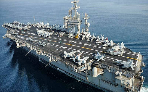 10飛行中隊＋6戰艦 「尼米茲號」航艦打擊群部署西太 