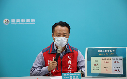 嘉縣＋28 嘉市＋ 5 強調機關職場應設「防疫長」