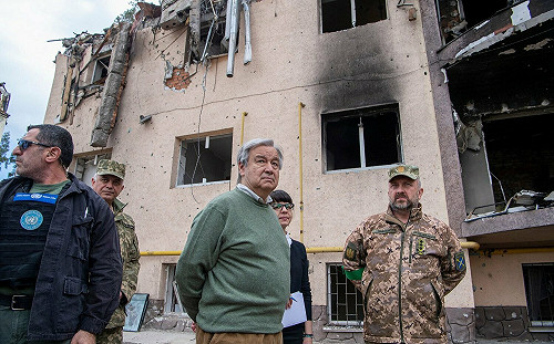 俄軍羞辱聯合國！不甩古特雷斯正在基輔 照轟不誤