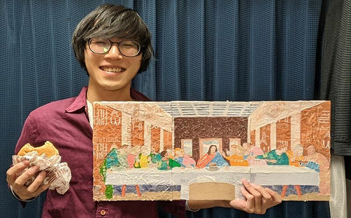 他用麥當勞復刻最後的晚餐！原因曝