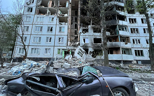 俄軍「勝利日」前猛攻烏東  烏克蘭擊退12次攻擊打下7架無人機