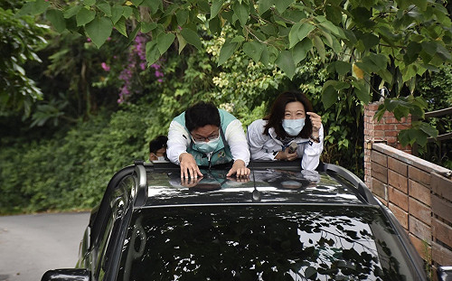 林靜儀確診前陪掃街 中市議員林德宇自主健康監測3天