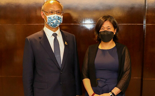 鄧振中、戴琪APEC期間雙邊會談 外交部:成果豐碩