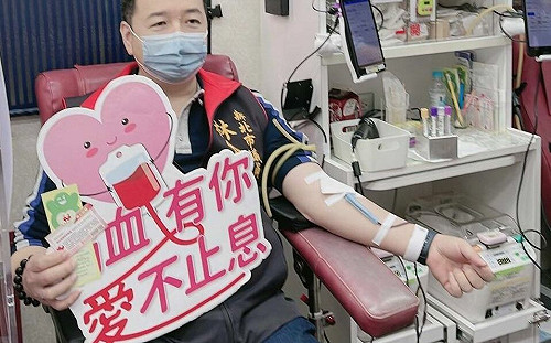 疫情中全台鬧血荒   新北議員林金結解隔後捐血初體驗