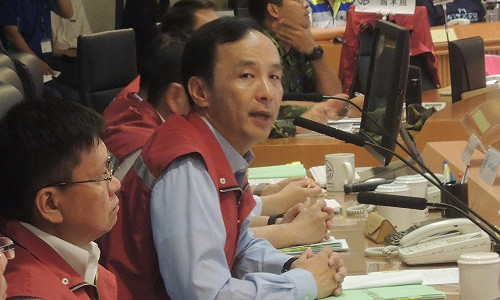 朱立倫：氣象局對尼伯特預測  不如日本