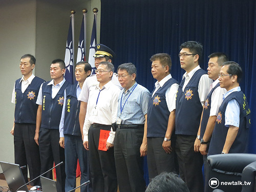 休假員警逮盜領嫌犯 柯文哲頒2萬獎金