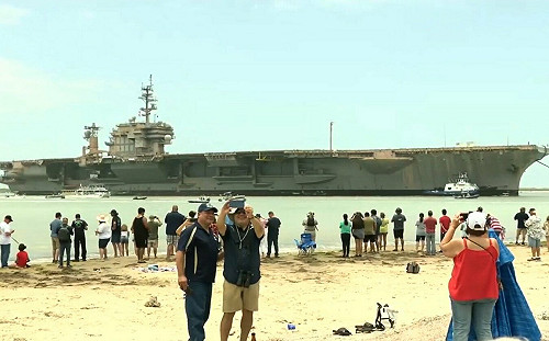 小鷹號「最後身影」！拖帶2.57萬公里、航行4.5個月 服役半世紀航艦將成廢鐵