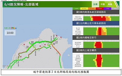 端午連假第二天 國道避14大地雷路段
