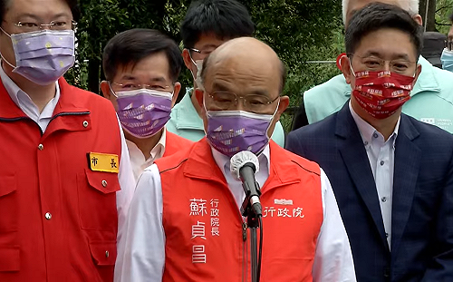 疫情到達高原期 蘇揆：讓我們打贏關鍵一戰進入正常生活