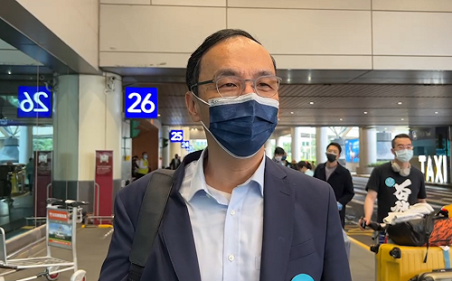 結束訪美行程返台 朱立倫避談桃園市長選情：這幾天要檢疫