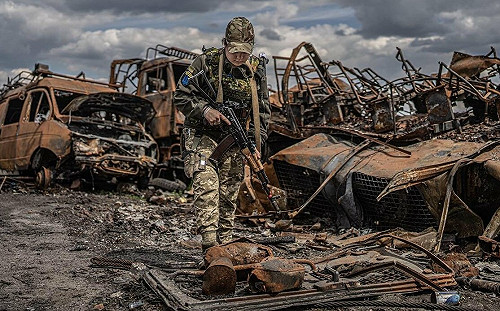 烏克蘭飽受戰火蹂躪 德總理蕭茲 : G7峰會將討論對烏「馬歇爾計劃」