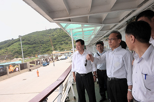 台馬之星頻傳故障停航 林全赴馬祖巡視嘆遺憾
