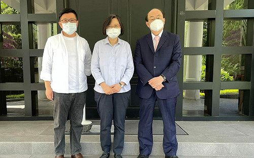 已和蔡英文、柯建銘深談 鄭宏輝喊話：願尊重黨的提名