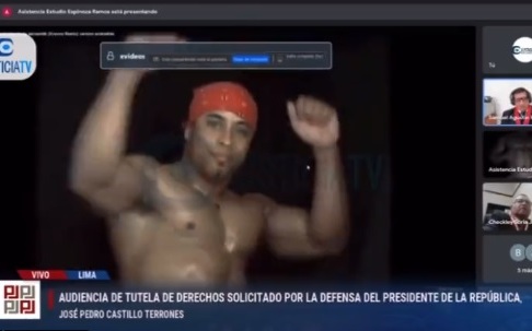 秘魯總統貪腐聽證會 意外被全球最自由「迷因男」亂入