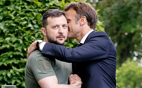 烏克蘭國防部向法國浪漫喊話：給我更多大砲證明你愛我