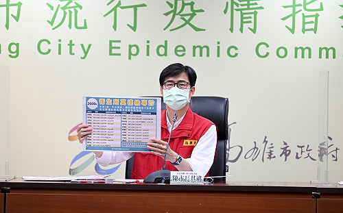 高雄新增8237例  陳其邁提醒假日出外注意社交距離