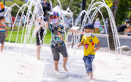 新店水陸空三棲特色遊戲場啟用 　侯友宜邀全家大小共遊體驗