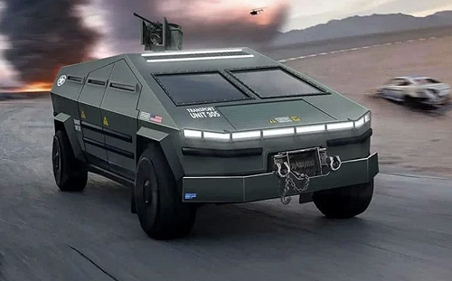 取代美軍悍馬車？ 特斯拉新款Cybertruck「軍用版」亮相
