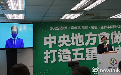 民進黨提名林智堅選桃園 鄭文燦幫宣布：他7月初辭市長