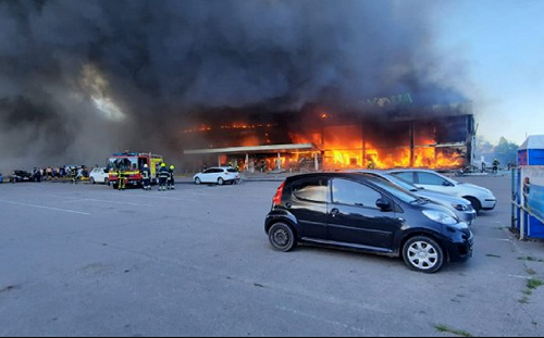 導彈要打到俄羅斯境內了！ 商場遭重擊 烏克蘭忍不了誓言發動反擊