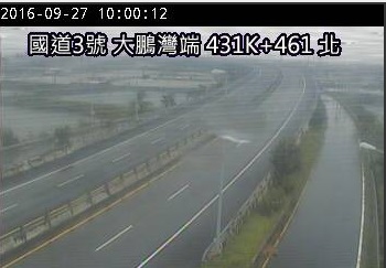 國3高架橋開放供林邊地區車輛避難