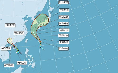 兩颱環伺未直接影響天氣 南台灣留意局部大雨