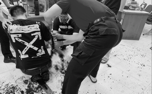 新竹男持「撒旦之母」衝派出所炸爛右掌 警急追來源