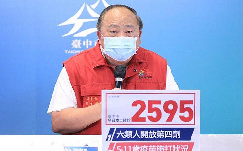 台中疫情即將進入平原期 今新增2595例本土個案