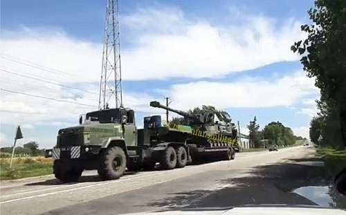 (影)波蘭提供烏克蘭軍援！PT-91戰車、蟹式自走砲正在路上