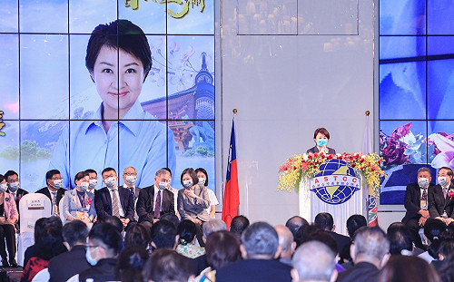 蔡英文出席亞洲台灣商會聯席會 宣示政府做為台商最有力後盾