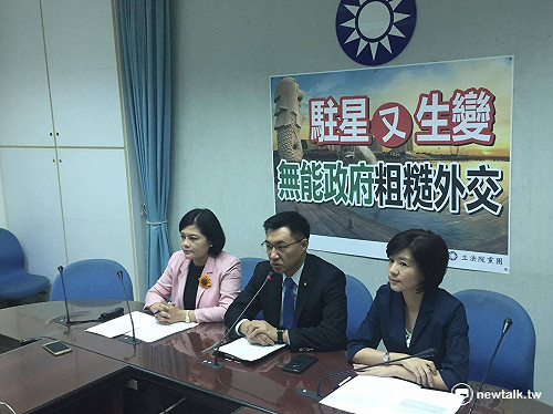 駐星代表搞不定？江啟臣：外交粗糙像兒戲