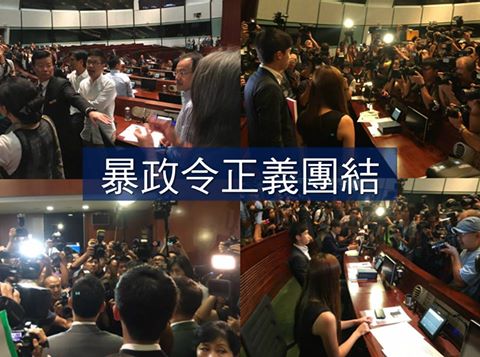 港立法會宣誓風波 梁振英：不排除人大釋法