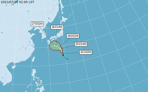 日本南方颱風成形ing 全台熱爆花蓮紅色高溫警戒