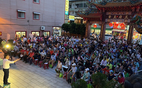 百場行動派座談會開跑 蔡其昌：台中要換大建設的市長