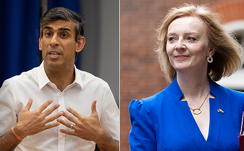 英首相之爭 民調：特拉斯領先蘇納克22個百分點