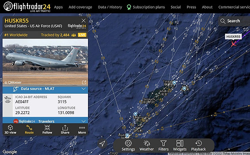 WHO SCARE！？裴洛西亞洲行  加油機呼號也嗆中