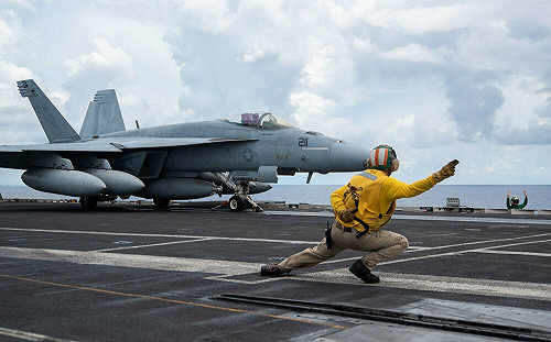 裴洛西訪台？！雷根號菲律賓海「就位」 解放軍4架次殲-16擾西南