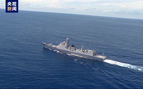 (影) 畫面曝光！解放軍艦艇今抵台灣以東海域 開展「封鎖」式打擊軍演