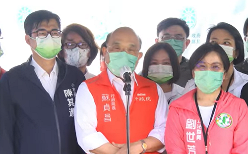 中共無人機闖金門 蘇貞昌批：別仗軍事力量到處秀肌肉