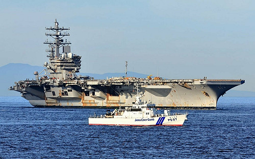 穿越台海？得再等等… 日媒：雷根號返橫須賀補給維護