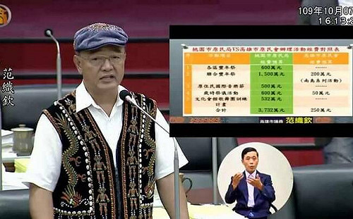 批柯志恩睜眼說瞎話 高雄原民議員范織欽：沒看過那麼誇張的參選人