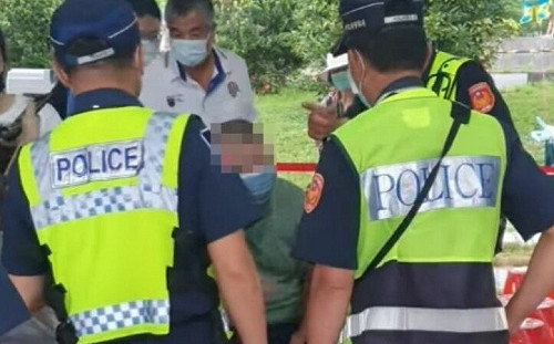 插隊哥想看熱氣球！警怒吼畫面讚爆